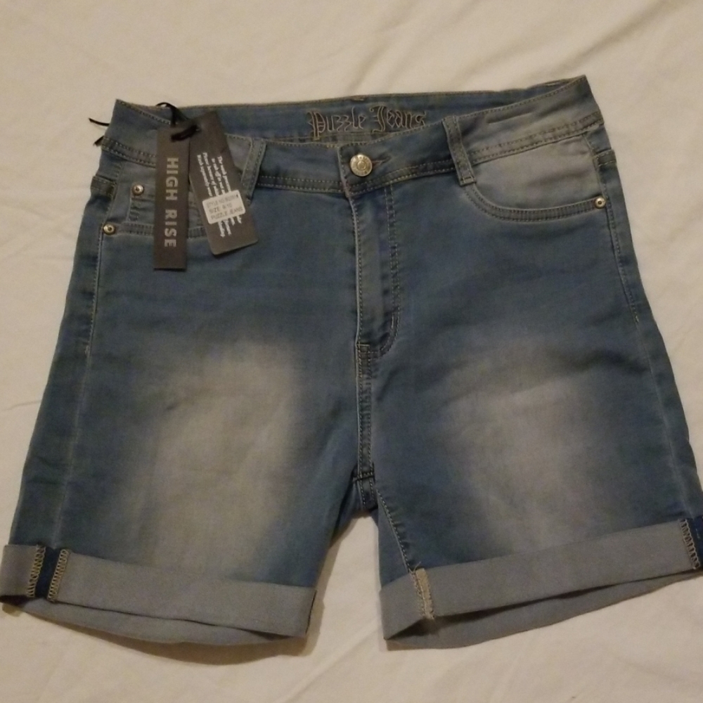 Puzzle Jeans Denim Shorts